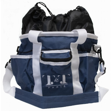 Saco de limpeza modelo grande T de T Marinho / branco Azul