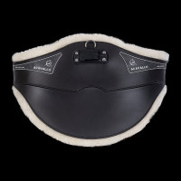 Cilindro peitoral Acavallo Gel & Pvc Forro removível em lã Preto Cilindro peitoral Acavallo Gel & Pvc Forro removível em lã Preto