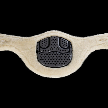 Cilindro peitoral Acavallo Gel & Pvc Forro removível em lã Cilindro peitoral Acavallo Gel & Pvc Forro removível em lã