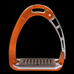 Estribos de alumínio Acavallo Arena Aluplus Laranja