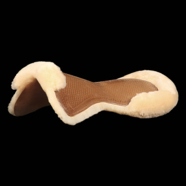 Amortecedor misto Close Contact Acavallo Classic com lã integral Marrom / natural Castanho