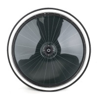 ROUE DE SULKY 28" FLASQUES PVC