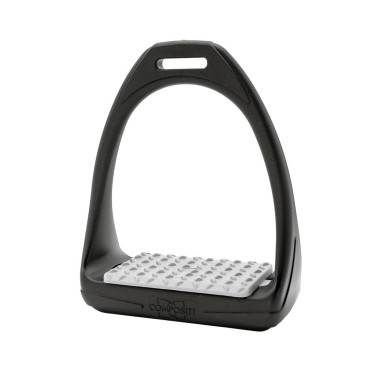 Estribos Compositi Soft Reflex Preto / branco Estribos Compositi Soft Reflex Preto / branco