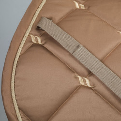Almofada de Selim Dressage Night Collection Back On Track Nougat Castanho