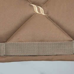 Almofada de Selim Dressage Night Collection Back On Track Nougat Castanho