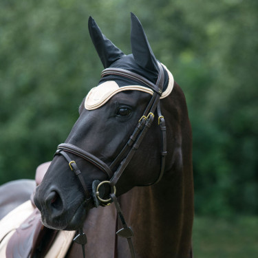 Touca para cavalo Night Collection Back On Track Champanhe Bege