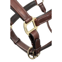 Caveção de couro costurado LeMieux Castanho