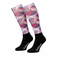 Meias LeMieux Footsie Palma Abstrata Multicolor Meias LeMieux Footsie Palma Abstrata Multicolor