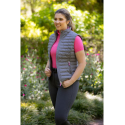 Colete leve sem mangas LeMieux Nova Cinza carbono Cinzento Colete leve sem mangas LeMieux Nova Cinza carbono Cinzento