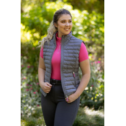 Colete leve sem mangas LeMieux Nova Cinza carbono Cinzento Colete leve sem mangas LeMieux Nova Cinza carbono Cinzento