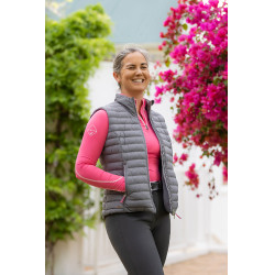 Colete leve sem mangas LeMieux Nova Cinza carbono Cinzento Colete leve sem mangas LeMieux Nova Cinza carbono Cinzento