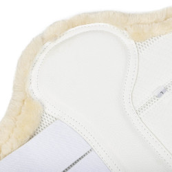 Guarnições fechadas de lã LeMieux Edge Mesh Branco Guarnições fechadas de lã LeMieux Edge Mesh Branco