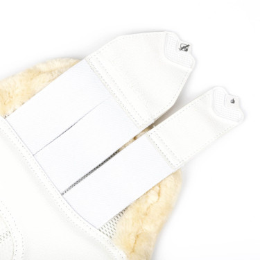 Guarnições fechadas de lã LeMieux Edge Mesh Branco Guarnições fechadas de lã LeMieux Edge Mesh Branco