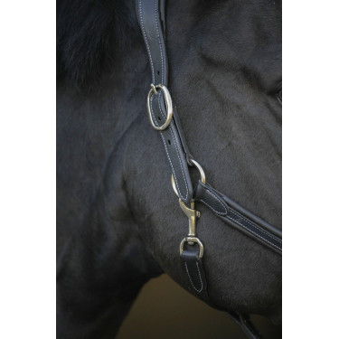 Caveira de couro Pénélope Point Sellier Preto Caveira de couro Pénélope Point Sellier Preto