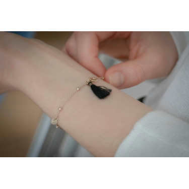 Pulseira Pénélope Eugénie dourada Pulseira Pénélope Eugénie dourada