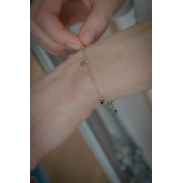 Pulseira Pénélope Eugénie dourada Pulseira Pénélope Eugénie dourada