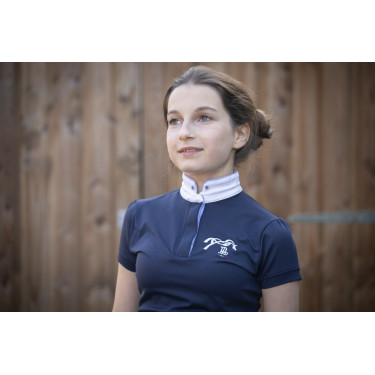 Polo de competição Pénélope Madrid de mangas curtas Polo de competição Pénélope Madrid de mangas curtas
