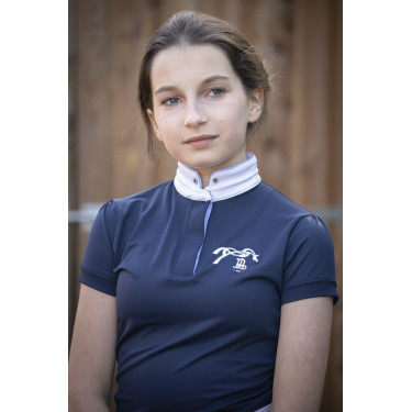 Polo de competição Pénélope Madrid de mangas curtas Polo de competição Pénélope Madrid de mangas curtas