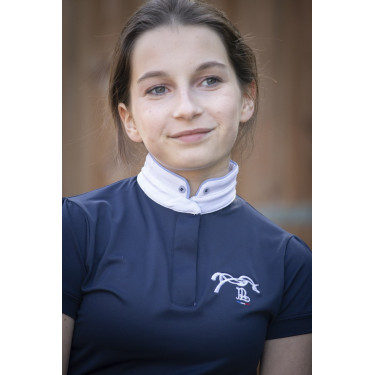 Polo de competição Pénélope Madrid de mangas curtas Polo de competição Pénélope Madrid de mangas curtas