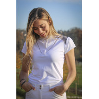 Polo de competição Pénélope Veneza Branco / taupe Polo de competição Pénélope Veneza Branco / taupe
