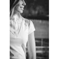 Polo de competição Pénélope Veneza Branco / taupe Polo de competição Pénélope Veneza Branco / taupe