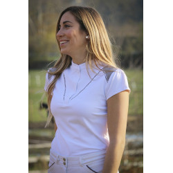 Polo de competição Pénélope Veneza Branco / taupe Polo de competição Pénélope Veneza Branco / taupe