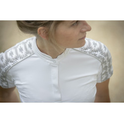 Polo Pénélope Anais Manga curta Branco