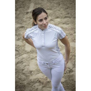 Polo Pénélope Anais Manga curta Branco