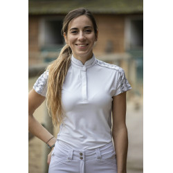 Polo Pénélope Anais Manga curta Branco