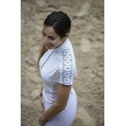 Polo Pénélope Anais Manga curta Branco