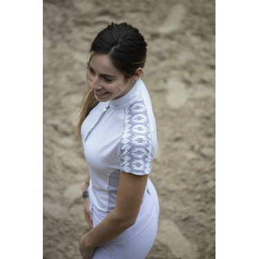 Polo Pénélope Anais Manga curta Branco