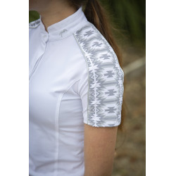 Polo Pénélope Anais Manga curta Branco