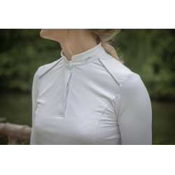 Polo Pénélope Anais de mangas compridas Branco Polo Pénélope Anais de mangas compridas Branco