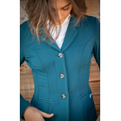 Casaco de competição Pénélope Paris Air Soft Azul petróleo