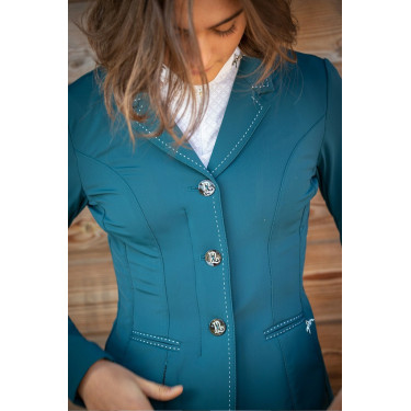 Casaco de competição Pénélope Paris Air Soft Azul petróleo