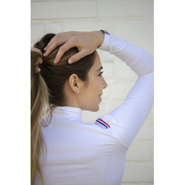 Polo de competição Pénélope Bruges de mangas compridas Polo de competição Pénélope Bruges de mangas compridas
