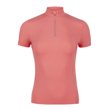 Roupa interior técnica LeMieux ActiveWear de mangas curtas Papaia Rosa