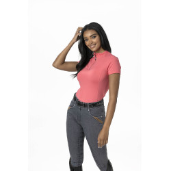 Roupa interior técnica LeMieux ActiveWear de mangas curtas Papaia Rosa