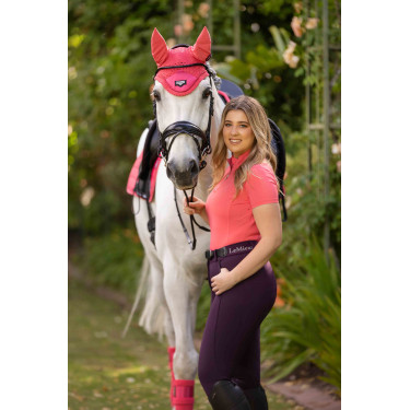 Roupa interior técnica LeMieux ActiveWear de mangas curtas Papaia Rosa