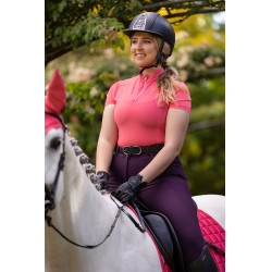 Roupa interior técnica LeMieux ActiveWear de mangas curtas Papaia Rosa