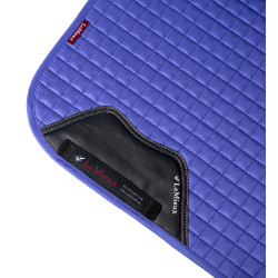 Tapete LeMieux Suede Dressage Square Bluebell Azul Tapete LeMieux Suede Dressage Square Bluebell Azul