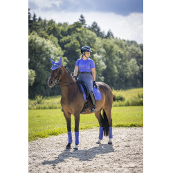 Tapete LeMieux Suede Dressage Square Bluebell Azul Tapete LeMieux Suede Dressage Square Bluebell Azul