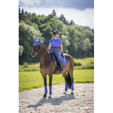 Tapete LeMieux Suede Dressage Square Bluebell Azul Tapete LeMieux Suede Dressage Square Bluebell Azul