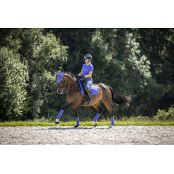 Tapete LeMieux Suede Dressage Square Bluebell Azul Tapete LeMieux Suede Dressage Square Bluebell Azul