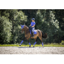 Tapete LeMieux Suede Dressage Square Bluebell Azul Tapete LeMieux Suede Dressage Square Bluebell Azul