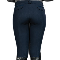Calça Parence feminina Flags & Cup Azul-marinho Calça Parence feminina Flags & Cup Azul-marinho