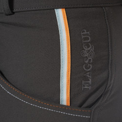 Calça Flags & Cup Chaco masculina Cinza antracite Cinzento Calça Flags & Cup Chaco masculina Cinza antracite Cinzento