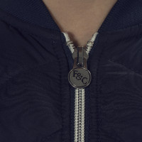 Casaco feminino Santa Flags & Cup Azul-marinho Casaco feminino Santa Flags & Cup Azul-marinho