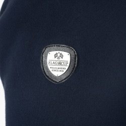 Moletom infantil com zíper Perico Flags & Cup Azul-marinho