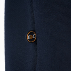 Moletom infantil com zíper Perico Flags & Cup Azul-marinho